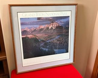Grand Teton National Park Framed Poster Print 	Frame: 29.5 x 29.in	
