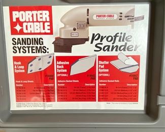 Porter Cable Profile Sander		
