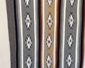 Navajo Chinle Star&nbsp;Wide Ruins Banded Rug Native American 	34 x 59in	
