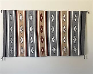 Navajo Chinle Star&nbsp;Wide Ruins Banded Rug Native American 	34 x 59in	

