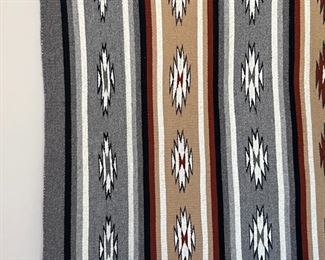 Navajo Chinle Star&nbsp;Wide Ruins Banded Rug Native American 	34 x 59in	
