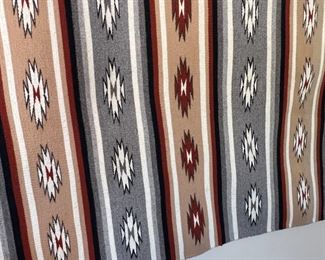 Navajo Chinle Star&nbsp;Wide Ruins Banded Rug Native American 	34 x 59in	
