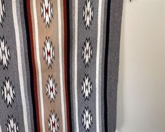 Navajo Chinle Star&nbsp;Wide Ruins Banded Rug Native American 	34 x 59in	
