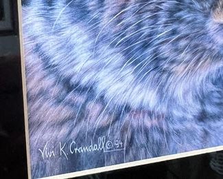 Vivi K. Crandall Rabbit Framed Print 	Frame: 12.25 x 10.25.in	
