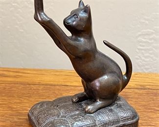 Bronze Cat Mirror	14 inches high	
