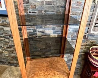 Oak Etagere Shelf Unit	78 x 31.5 x 22in	HxWxD
