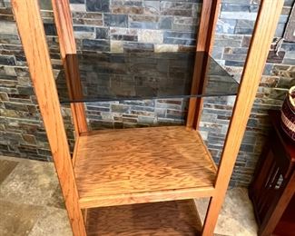 Oak Etagere Shelf Unit	78 x 31.5 x 22in	HxWxD
