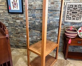 Oak Etagere Shelf Unit	78 x 31.5 x 22in	HxWxD
