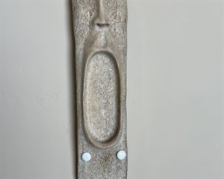 The Shaman Sings Carved Whalebone Fossil Bobby Nashookpuk	1,14.5 inches long.	
