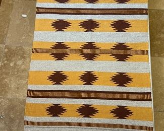 Navajo Betty Carol Crystal Chinle Pattern Rug Native American 26 x 38in	