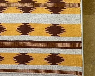 Navajo Betty Carol Crystal Chinle Pattern Rug Native American 26 x 38in	