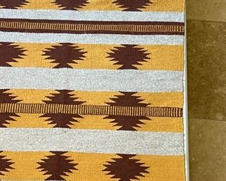 Navajo Betty Carol Crystal Chinle Pattern Rug Native American 26 x 38in	