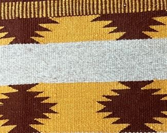 Navajo Betty Carol Crystal Chinle Pattern Rug Native American 26 x 38in	