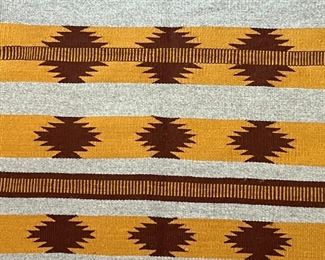Navajo Betty Carol Crystal Chinle Pattern Rug Native American 26 x 38in	