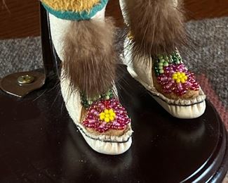 Kathleen Westlake Inupiaq Doll Lady with Seal Oil	14.5 inches high.	
