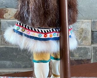 Kathleen Westlake Inupiaq Doll Lady with Seal Oil	14.5 inches high.	
