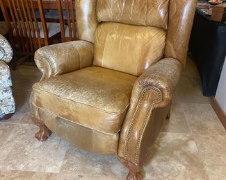 As-IS Leather Recliner Chair	43 x 36 x 38in	HxWxD
