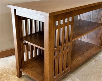 Mission Oak Sofa Table Arts And Crafts 	27.75 x 54 x 18in	HxWxD
