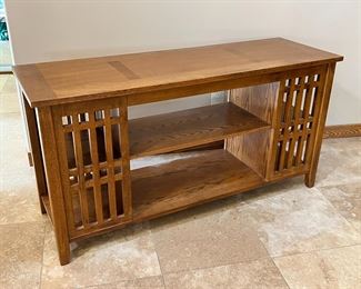 Mission Oak Sofa Table Arts And Crafts 	27.75 x 54 x 18in	HxWxD
