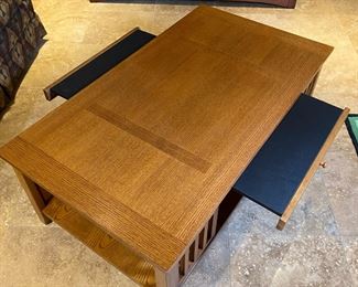 Mission Oak Coffee Table Arts And Crafts 	18 x 28 x 50in	HxWxD
