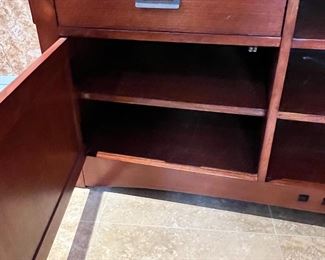 A/V Cabinet Broyhill Artisan Ridge Mission Arts and Crafts 	74 x 67.5, x ,24in	HxWxD
