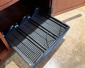 A/V Cabinet Broyhill Artisan Ridge Mission Arts and Crafts 	74 x 67.5, x ,24in	HxWxD
