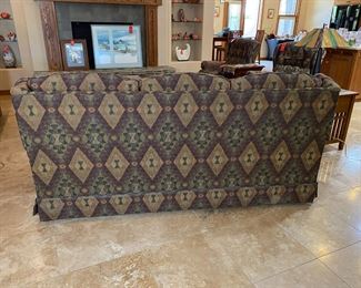 Southwest Broyhill Sleeper Sofa Couch  	37.5 x 80 x 37in	HxWxD
