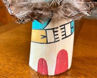  Hopi Kachina Cradle Doll Native American Cradleboard 	9 inches high	
