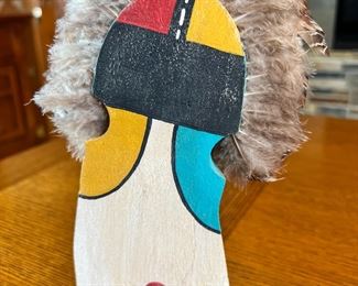  Hopi Kachina Cradle Doll Native American Cradleboard 	9 inches high	
