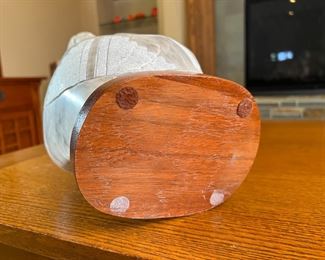 Jay Tsoodle Native American Alabaster Sculpture Carved  Soapstone 	16 x 6 x 8in	HxWxD
