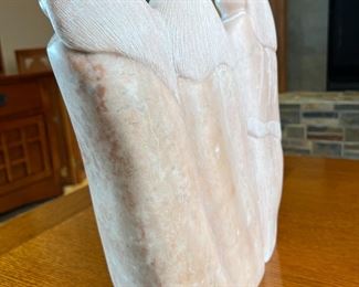 John Suazo Taos Pueblo 3 Women Alabaster Sculpture Native American Carved Soapstone 	14 x 10 x 4.5in	HxWxD
