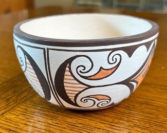 T. Chopito Native American Bowl 	2.5 x 4.5in diameter.	
