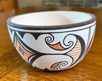 T. Chopito Native American Bowl 	2.5 x 4.5in diameter.	
