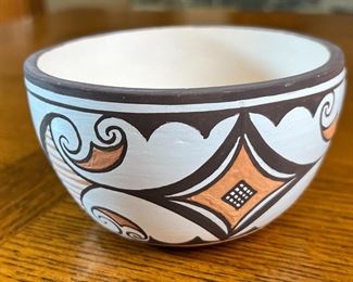 T. Chopito Native American Bowl 	2.5 x 4.5in diameter.	
