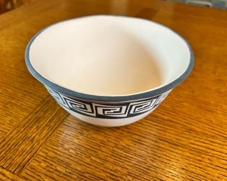 T. Chopito Zuni Pottery Bowl & Spoon	3.5 x 6.75in diameter.	
