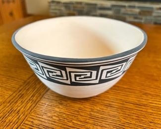 T. Chopito Zuni Pottery Bowl & Spoon	3.5 x 6.75in diameter.	
