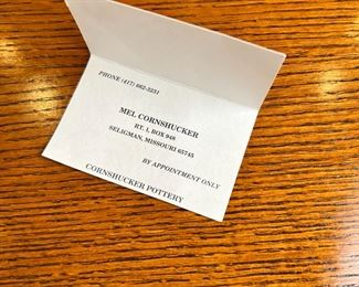 Cherokee Mel Cornshucker Stoneware Bear Bowl Native American 	5.25 x 7.75 diameter.	
