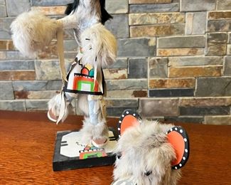 Navajo Grey Bear&nbsp;Kachina Doll Cindy Kachada Native American 	15in High	
