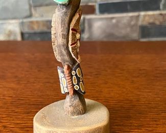 D. Choyou Hopi Carved Kachina Doll Native American 	10.5in High	
