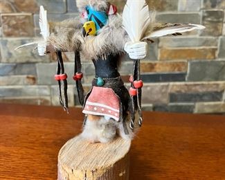 Navajo Eagle Kachina Doll EVA Lowley Native American 	10in High 	
