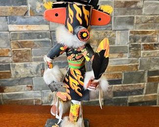 Navajo Fire Keepers Kachina Doll Cindy Kachada Native American 	17in High	
