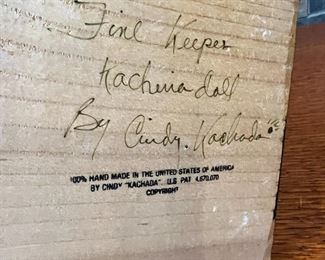 Navajo Fire Keepers Kachina Doll Cindy Kachada Native American 	17in High	
