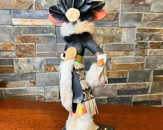 Navajo Fire Keepers Kachina Doll Cindy Kachada Native American 	17in High	
