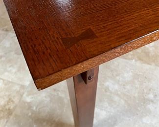 5pc Broyhill Artisan Ridge Hi-Top Table & 4 Chairs Mission Arts and Crafts	Table: 35 x 54 x 54	HxWxD
