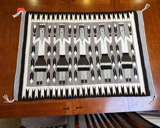 Navajo Ye’i  Diyiin Diné’é&nbsp;Rug Native American 	32 x 46in	
