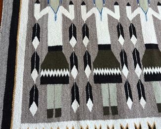 Navajo Ye’i  Diyiin Diné’é&nbsp;Rug Native American 	32 x 46in	
