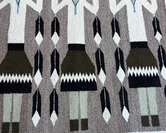 Navajo Ye’i  Diyiin Diné’é&nbsp;Rug Native American 	32 x 46in	
