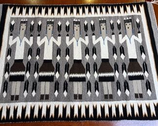 Navajo Ye’i  Diyiin Diné’é&nbsp;Rug Native American 	32 x 46in	
