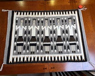 Navajo Ye’i  Diyiin Diné’é&nbsp;Rug Native American 	32 x 46in	
