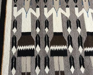 Navajo Ye’i  Diyiin Diné’é&nbsp;Rug Native American 	32 x 46in	
